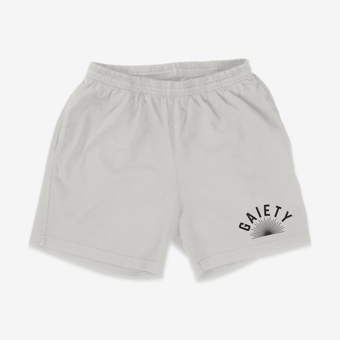 Natural Cotton Shorts Cement